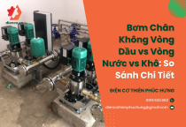 Bơm Chân Không Vòng Dầu vs Vòng Nước vs Khô: So Sánh Chi Tiết
