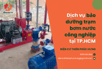 Dịch vụ bảo dưỡng trạm bơm nước công nghiệp tại TP.HCM