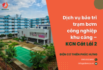 Dịch vụ bảo trì trạm bơm công nghiệp khu cảng – KCN Cát Lái 2