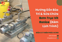Hướng Dẫn Bảo Trì & Sửa Chữa Bơm Trục Vít Ronice (Kèm Lịch Trình)