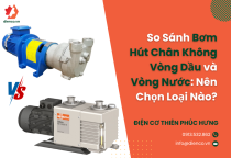 So Sánh Bơm Hút Chân Không Vòng Dầu và Vòng Nước: Nên Chọn Loại Nào?