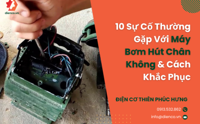 10 Sự Cố Thường Gặp Với Máy Bơm Hút Chân Không & Cách Khắc Phục