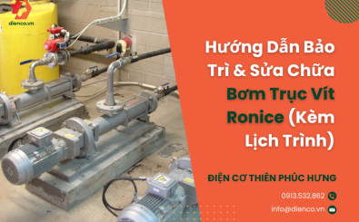 Hướng Dẫn Bảo Trì & Sửa Chữa Bơm Trục Vít Ronice (Kèm Lịch Trình)