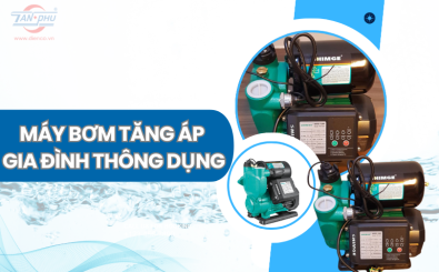 5 dòng máy bơm tăng áp thông dụng nhất hiện nay