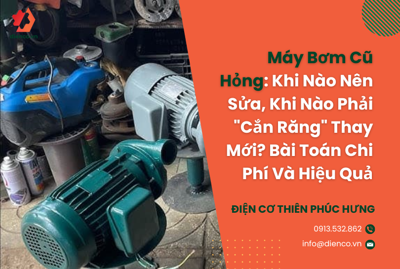 Máy Bơm Cũ Hỏng: Khi Nào Nên Sửa, Khi Nào Phải "Cắn Răng" Thay Mới? Bài Toán Chi Phí Và Hiệu Quả