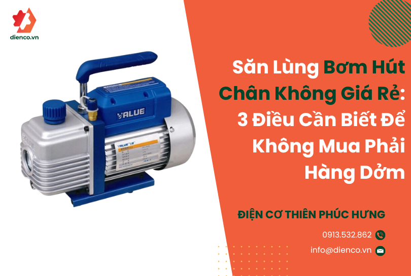 Săn Lùng Bơm Hút Chân Không Giá Rẻ: 3 Điều Cần Biết Để Không Mua Phải Hàng Dởm