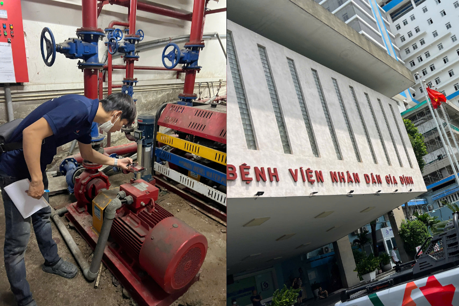 sửa máy bơm chìm nước thải, bảo trì hệ thống bơm PCCC