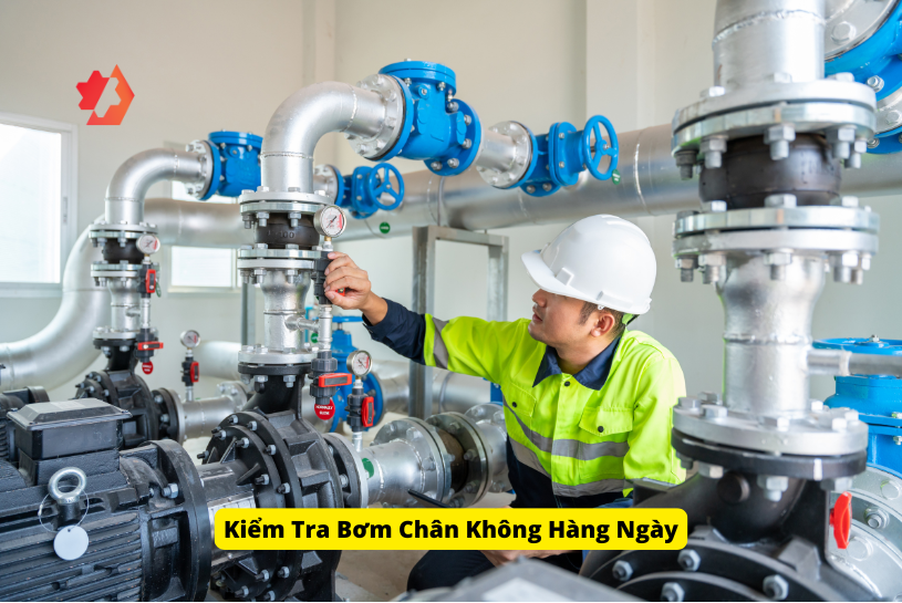 kiểm tra bơm chân không