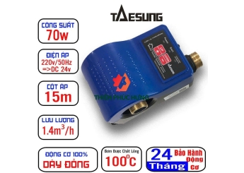 MÁY BƠM TĂNG ÁP MINI MÁY GIẶT HIỆU TAESUNG. Model: TSB-24