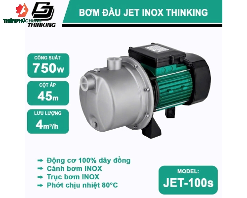 Bơm đầu Jet cánh Inox Thinking Model: Jet-100s
