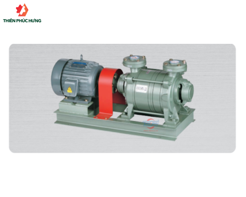 Bơm hút chân không vòng nước 2 cấp HANCHANG HWVP-2-150