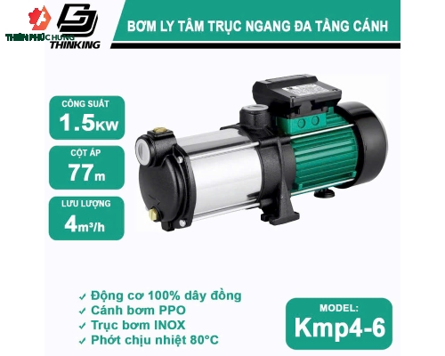 Bơm li tâm đa tầng cánh PPO Thinking Model: KMP4-6