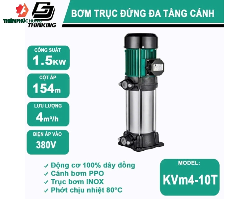 Bơm trục đứng cánh PPO Thinking Model: KVM4-10T