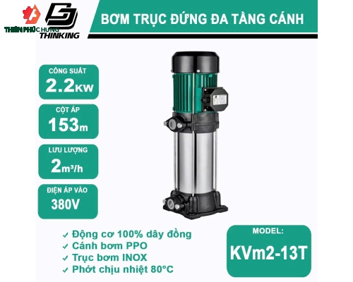 Bơm trục đứng cánh PPO Thinking Model: KVM2-13T