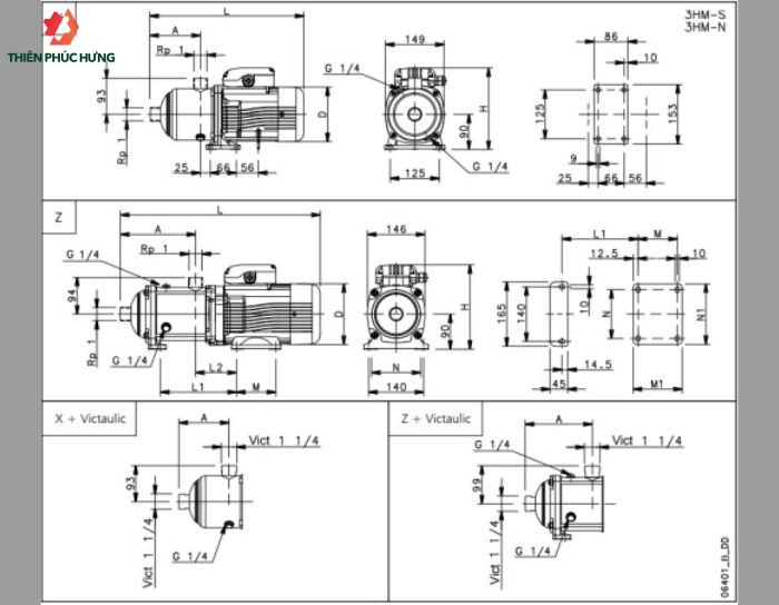 Cấu tạo Lowara 10HM03S11T5RVBE